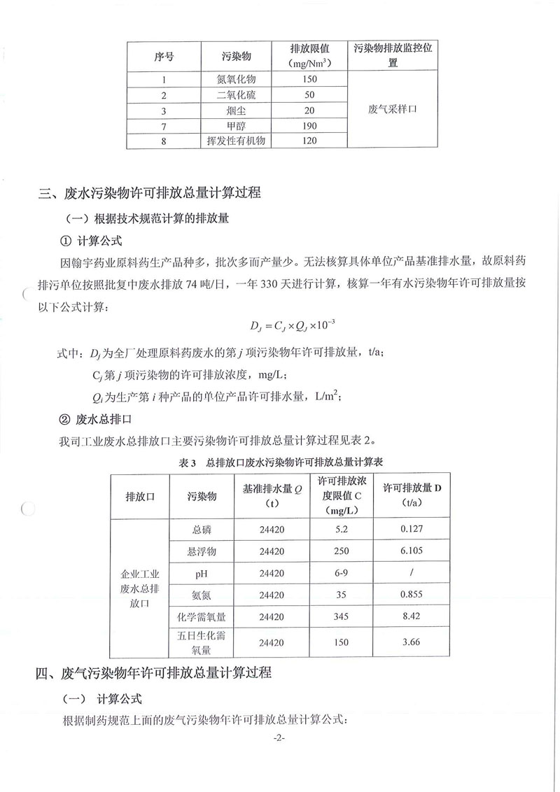Hybio Pharmaceutical Co., Ltd.废水废气污染物许可排放量计算过程01_页面_2