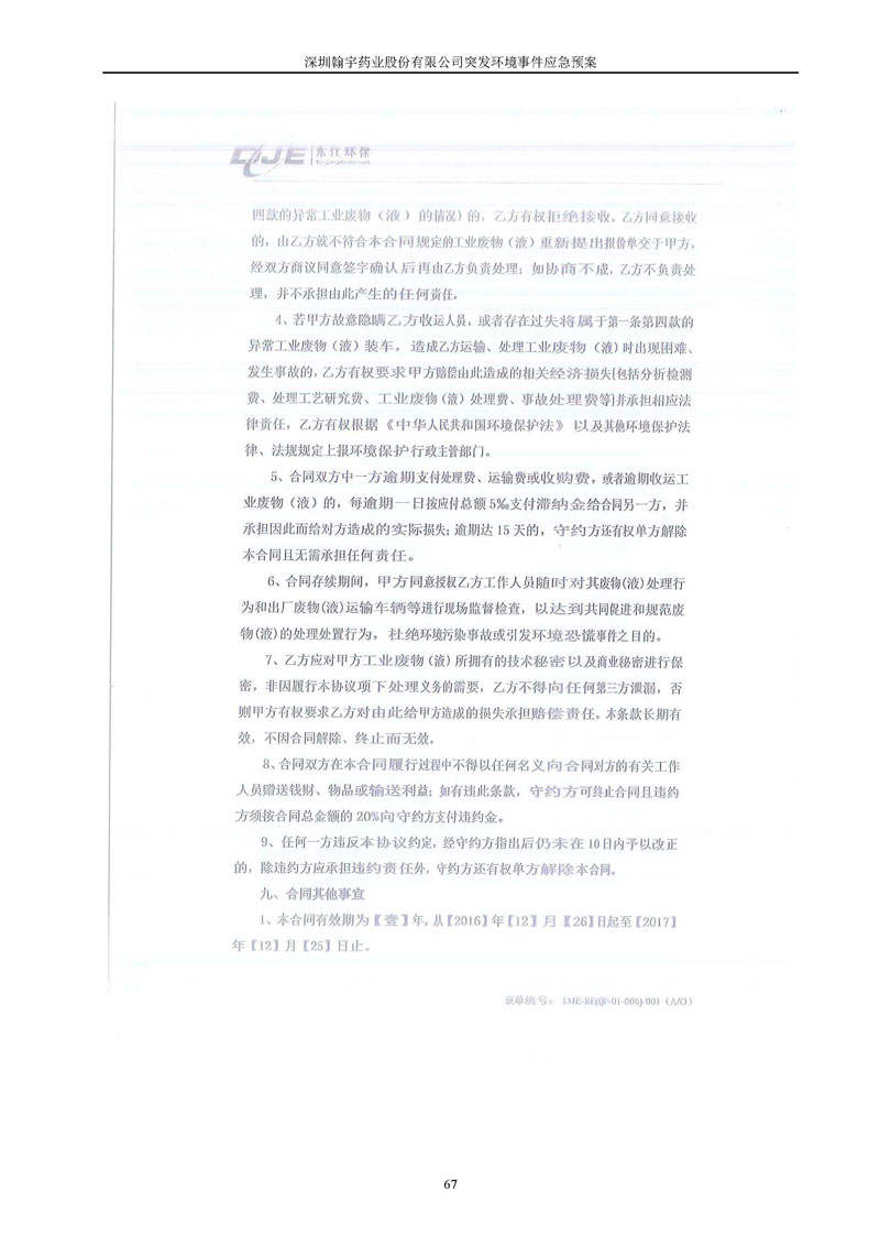 Hybio Pharmaceutical Co., Ltd.环境预案完整版_页面_074